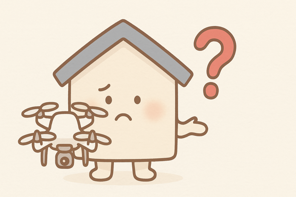 ドローンをみて疑問に思う人