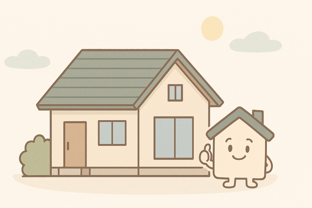 点検によって安心できる状態を保った住まいのイメージ