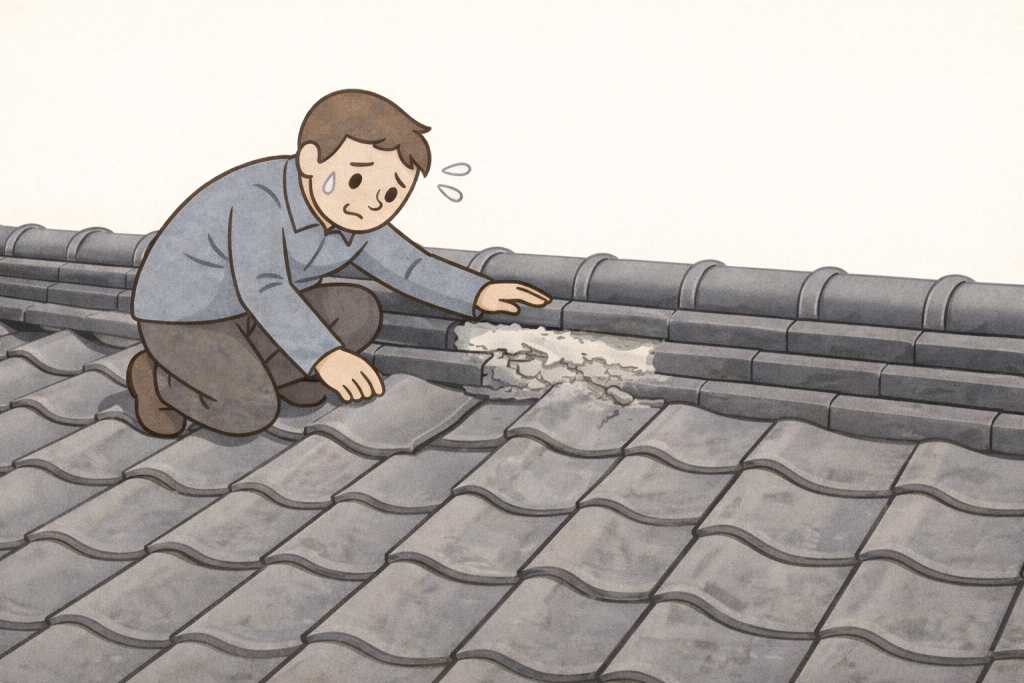 棟や漆喰をDIYで補修することの危険性