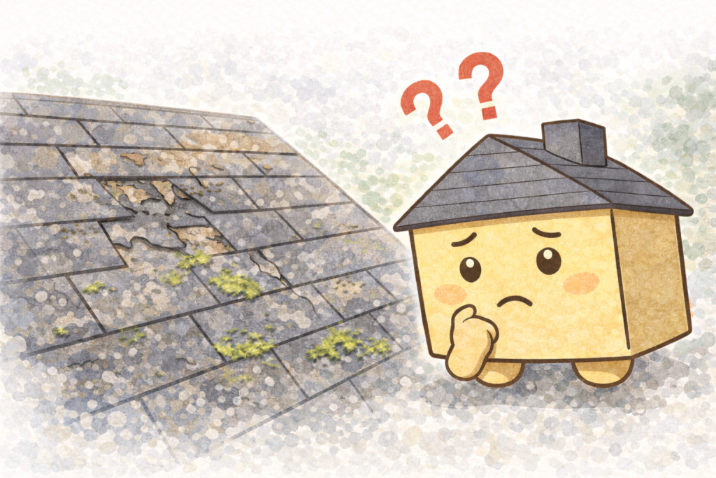 雨漏りがなくても進行する屋根劣化