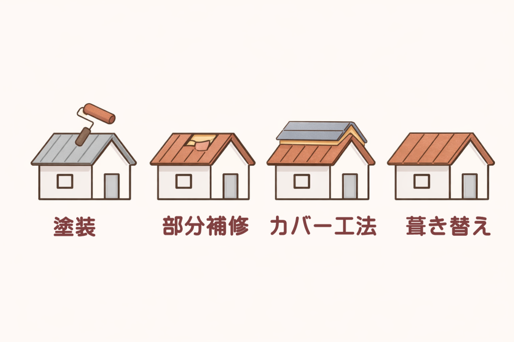 金属屋根の塗装・カバー工法・葺き替えの判断基準