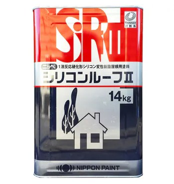 シリコン塗料のスレート屋根塗装