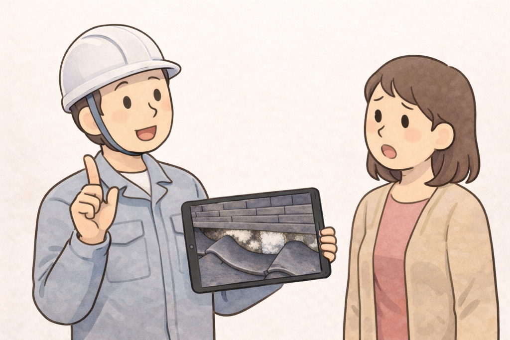 瓦屋根の漆喰補修を検討する適切なタイミング