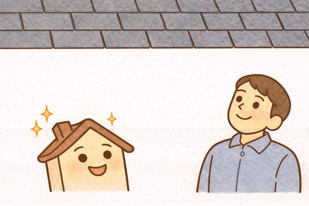 スレート屋根の判断基準を理解した様子