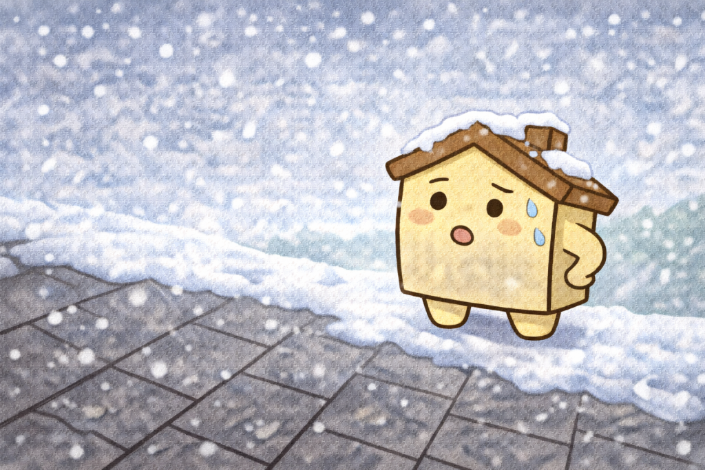 雪前に行うスレート屋根点検