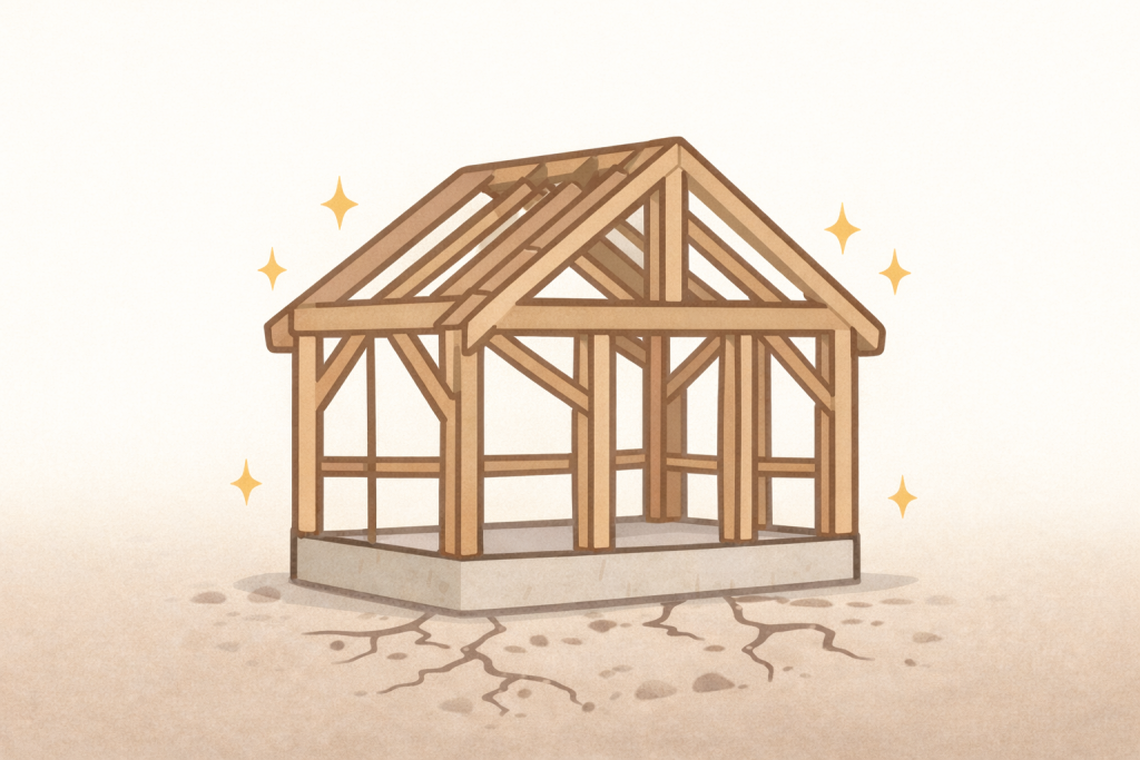 瓦屋根と建物全体の耐震バランスの関係