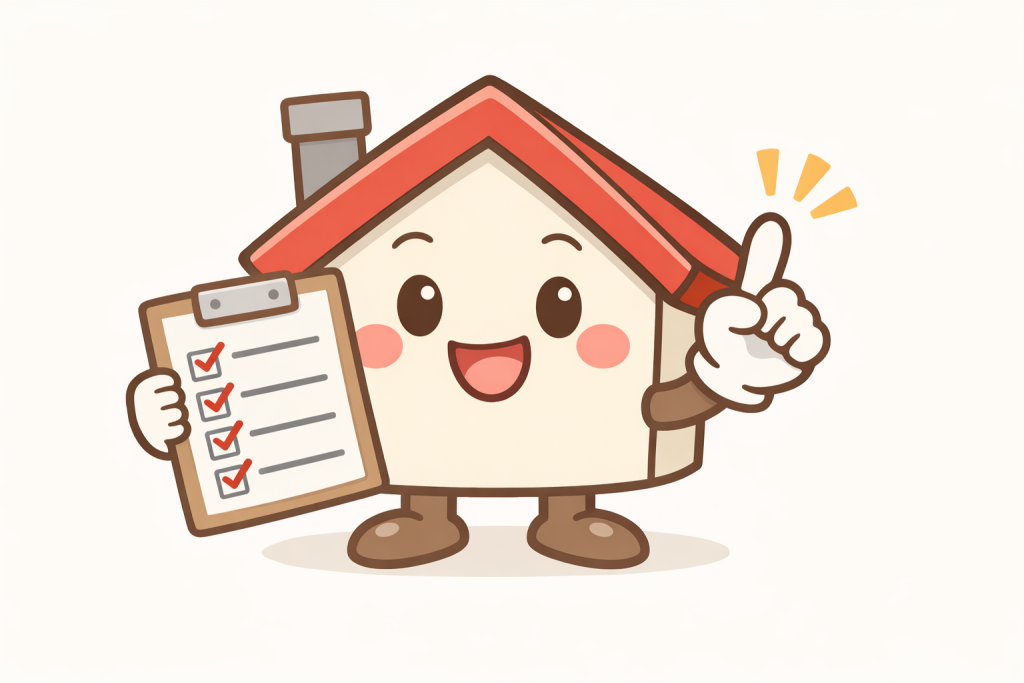 屋根の無料点検を受けるときのチェックポイントを示すイメージ
