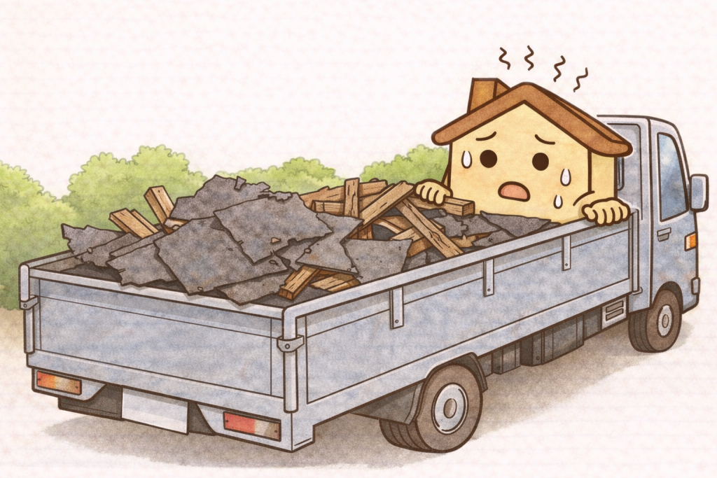 廃材処分費が増えるケース