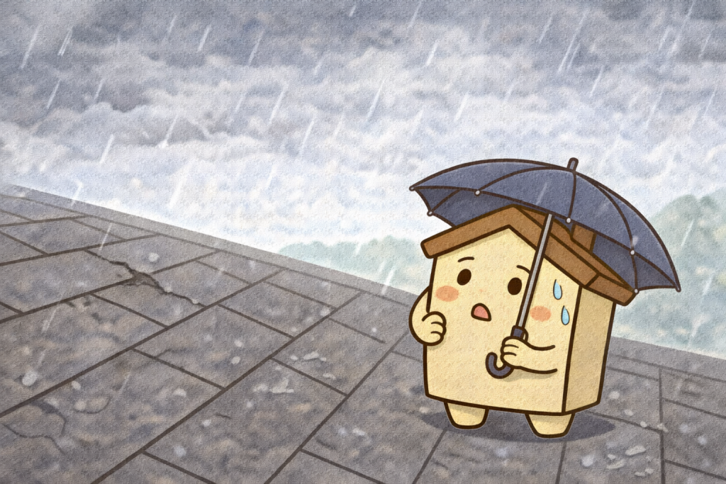 梅雨前に確認したいスレート屋根のポイント