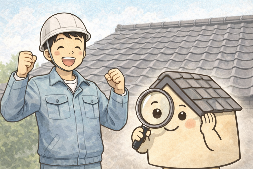瓦屋根は早めの点検が重要