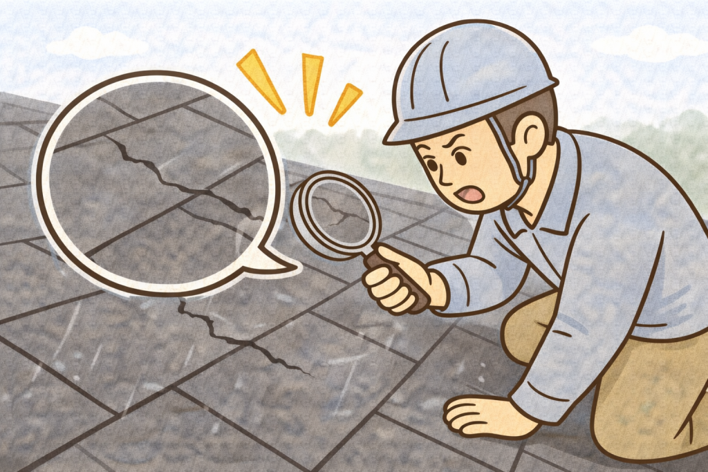 雨漏り前に現れるスレート屋根の劣化サイン