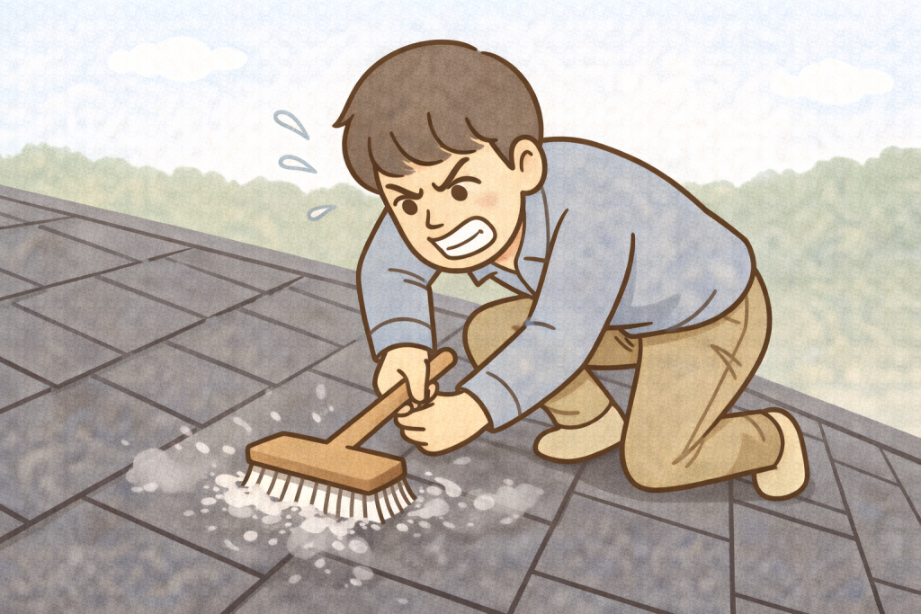 スレート屋根でやってはいけない行動