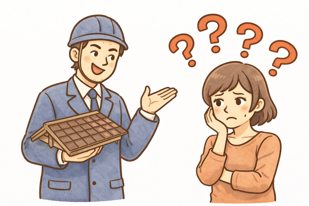 瓦屋根の工法を無視した修理提案への注意