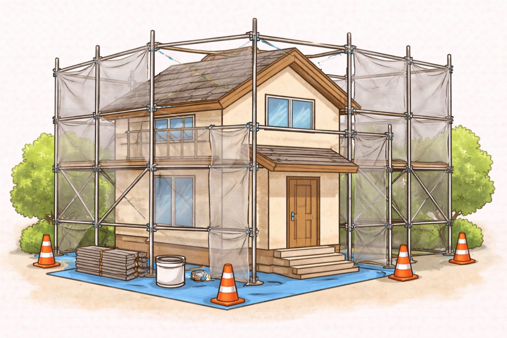 足場費用が追加になるケース