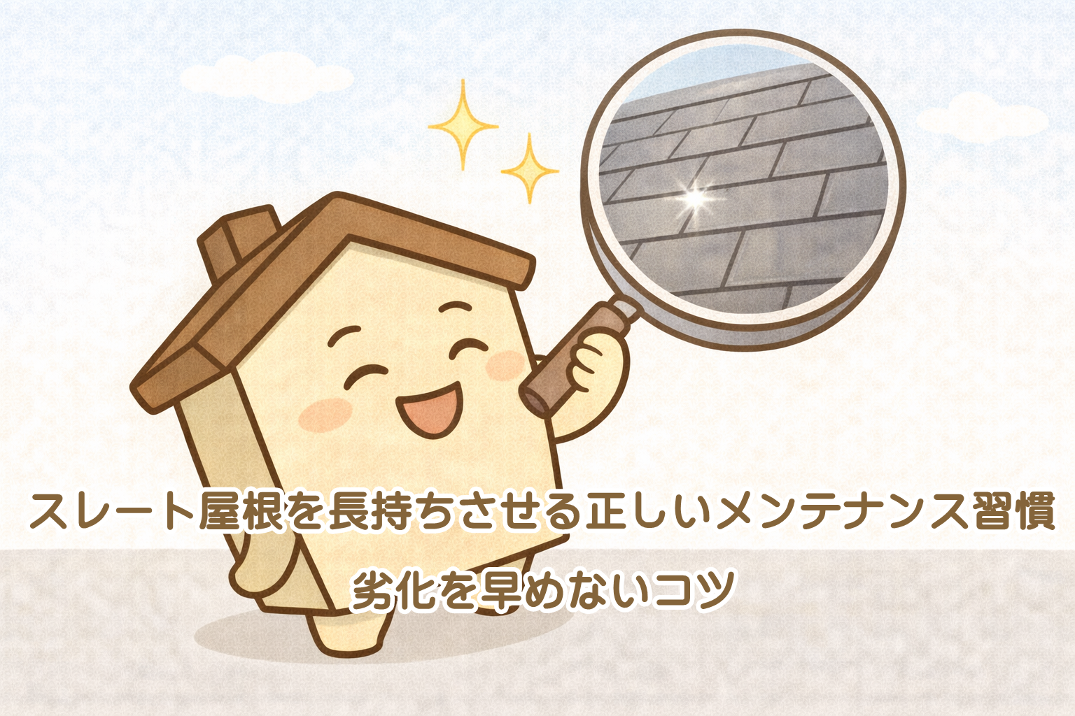 スレート屋根を長持ちさせるメンテナンス習慣
