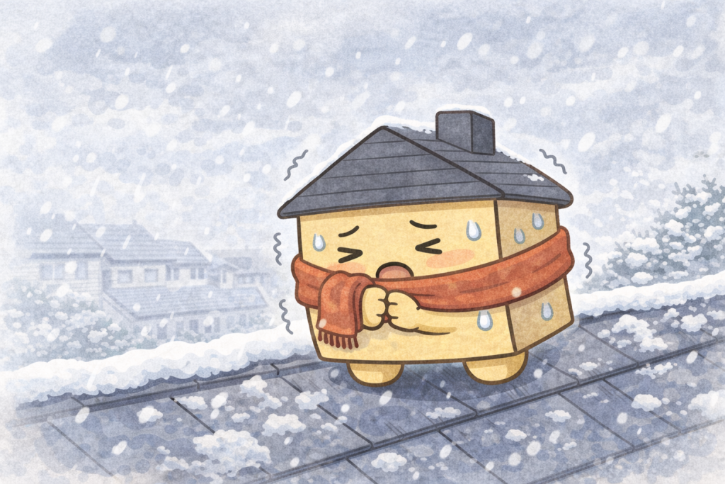 冬の寒暖差がスレート屋根に与える影響