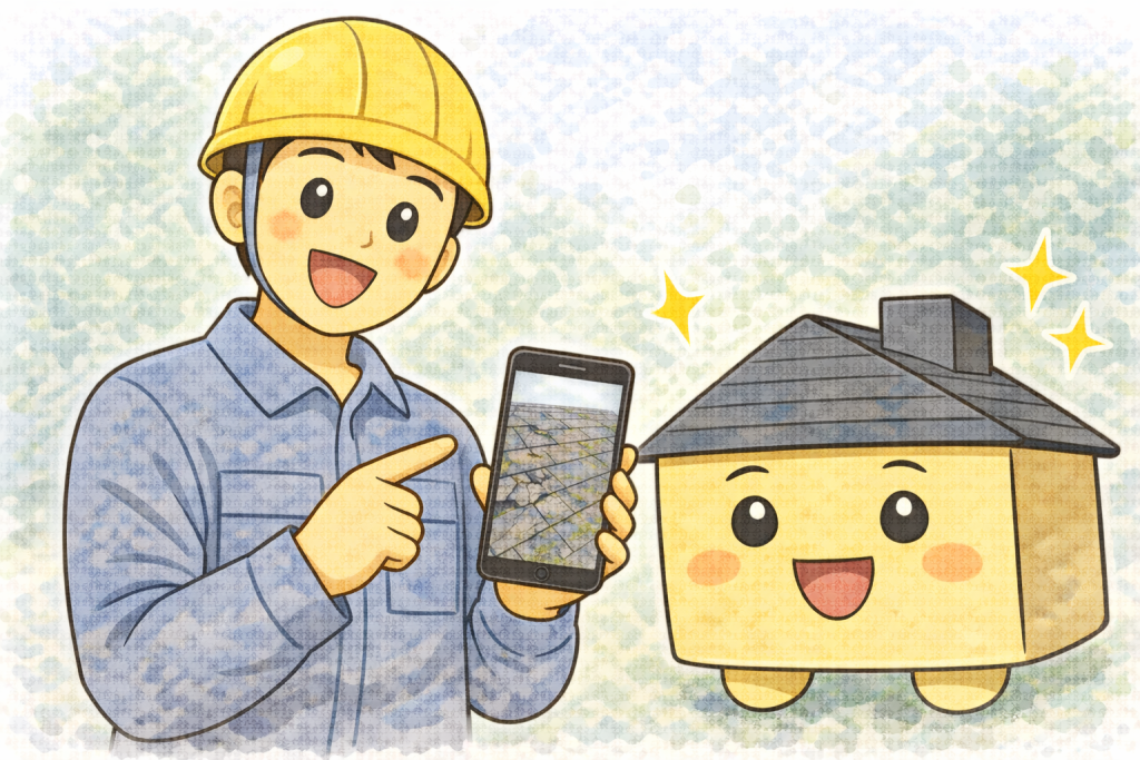 写真診断で屋根の状態を把握