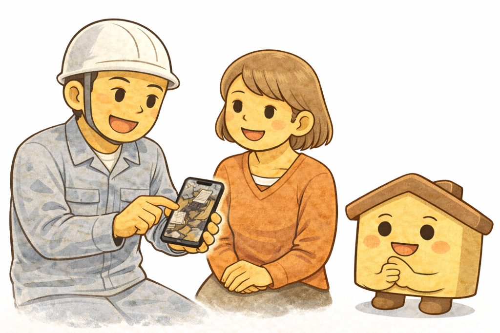 瓦屋根修理を判断するための整理手順