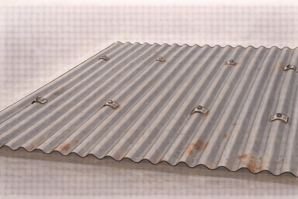 トタン屋根の特徴と注意点を示したイメージ