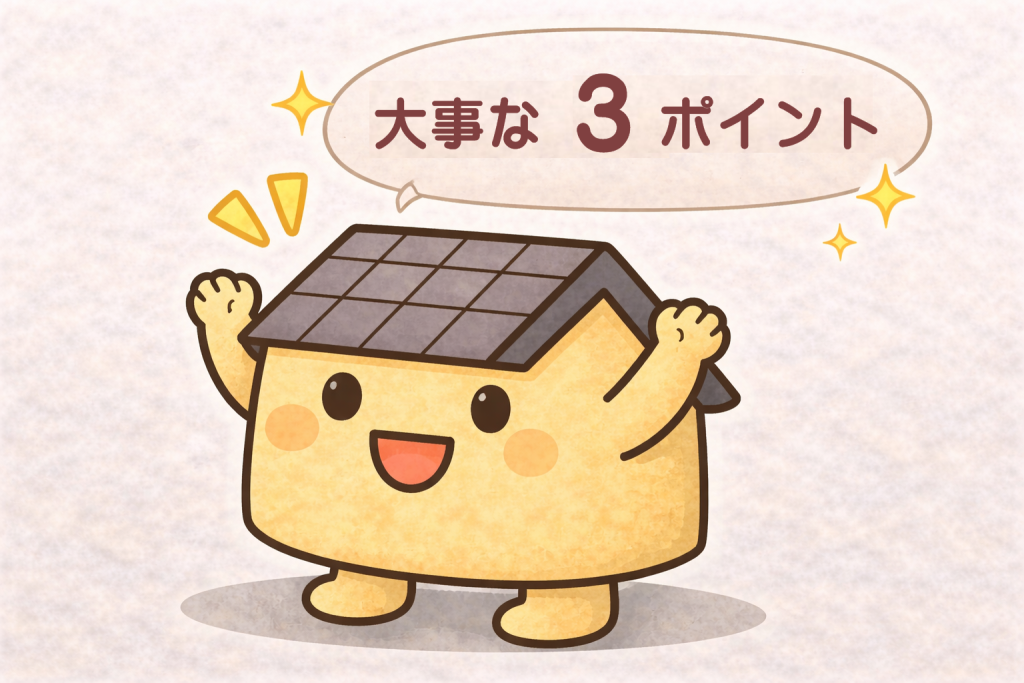 申請前に必ず確認すべき判断基準３ポイント