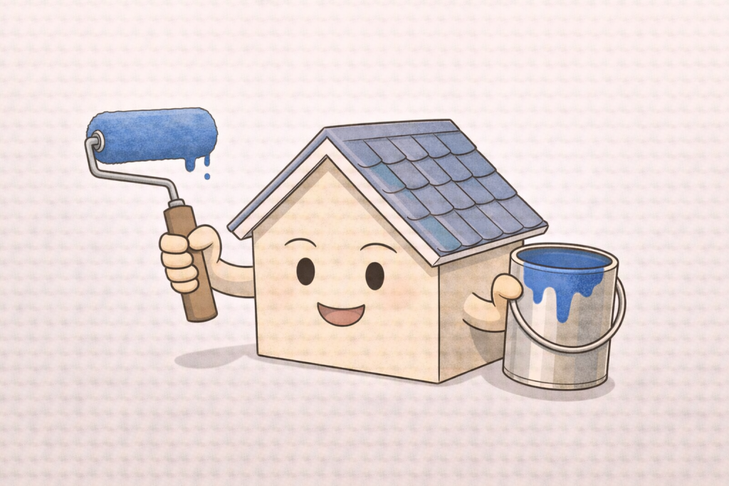 塗膜の不具合を対象とする塗装保証のイメージ